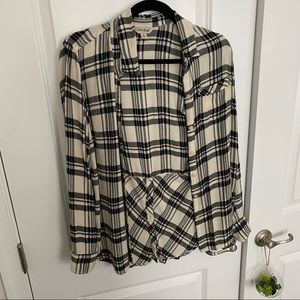 Lucky Button Down Flannel Shirt